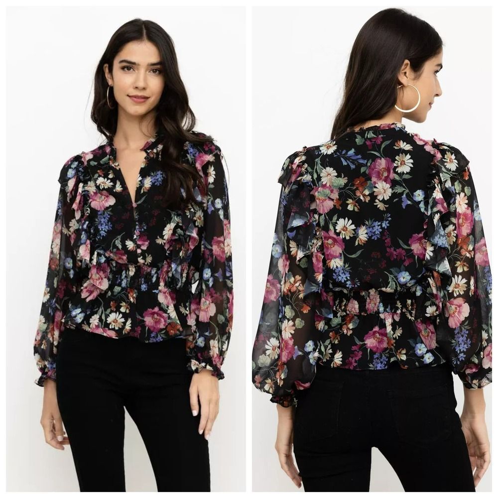 Yumi Kim Women's Clover Top Berkley Sunshine Long Sleeve Top XXS NWT 210